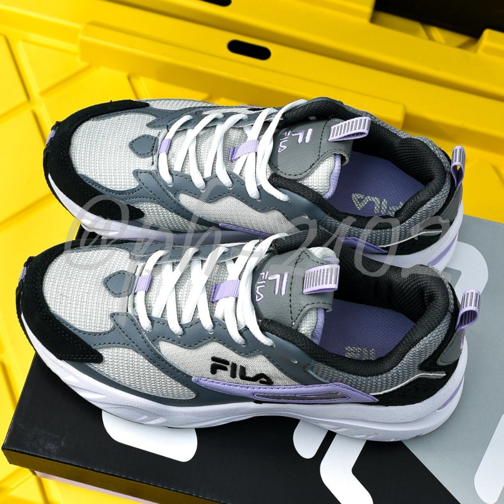 FILA Ladies' Shoe Grey/Lilac - Picture 4 of 11